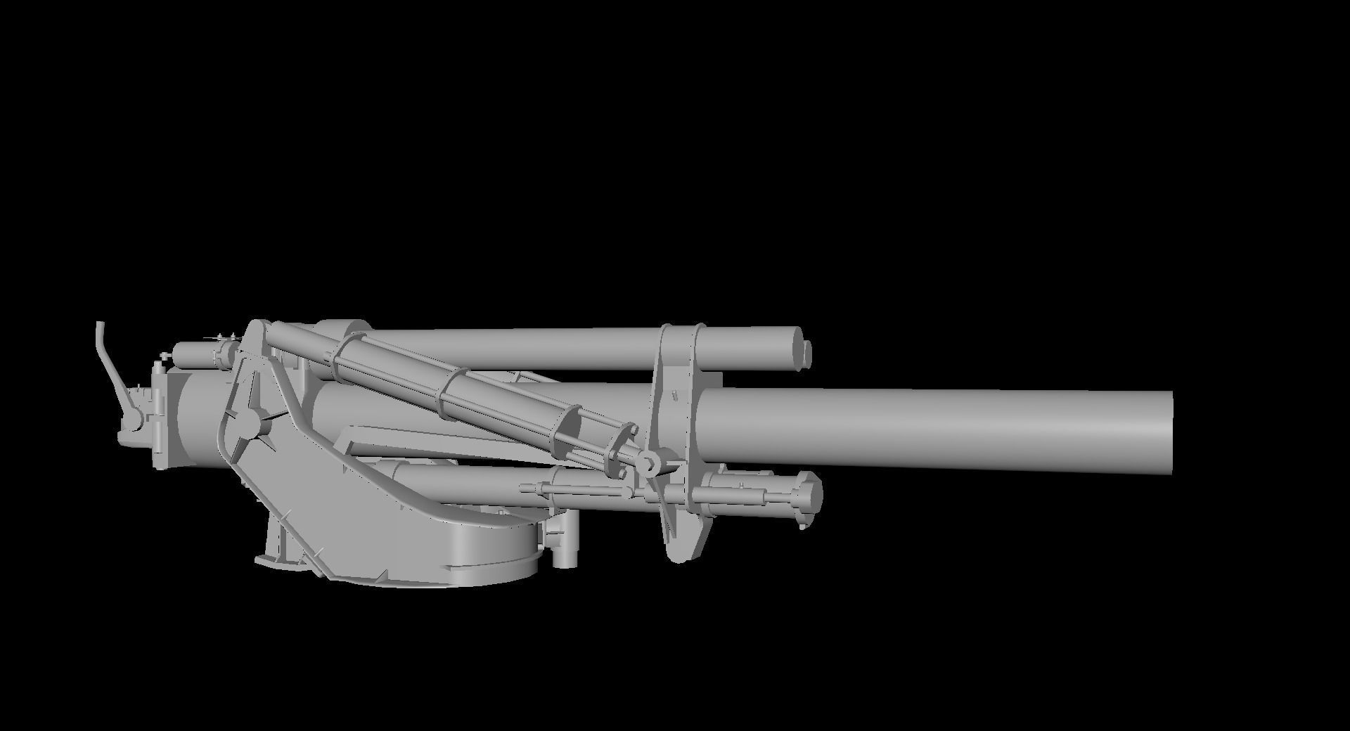 M41 HMC Turret Low-poly 3D model_1