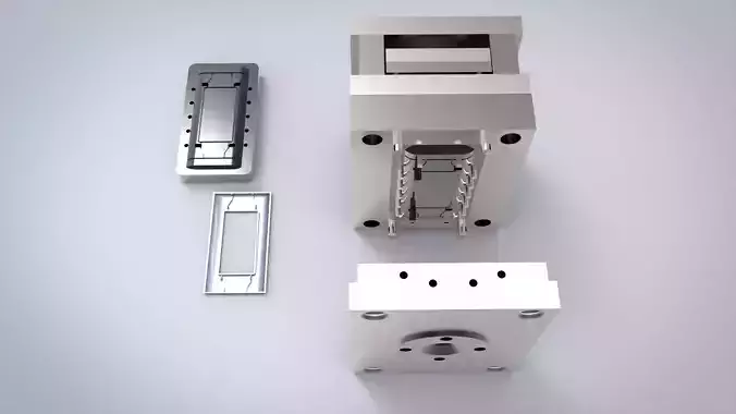 Switch-cover-Mold metal door lock and two other parts