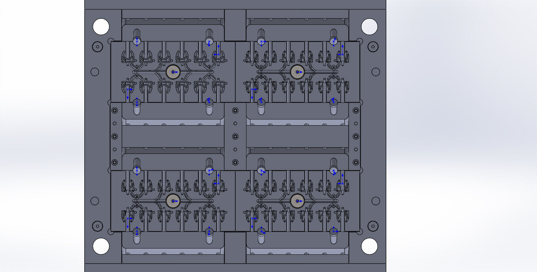Clips Injection Mold 3D model_6