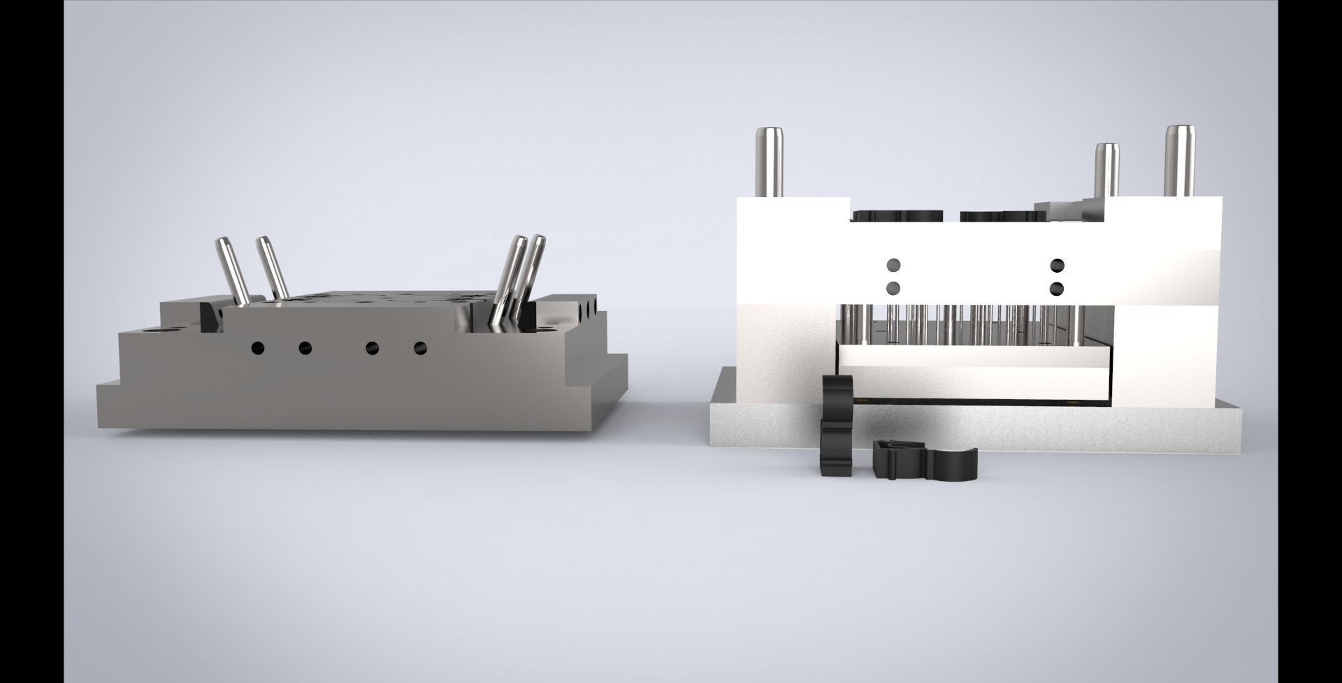 Clips Injection Mold 3D model_4