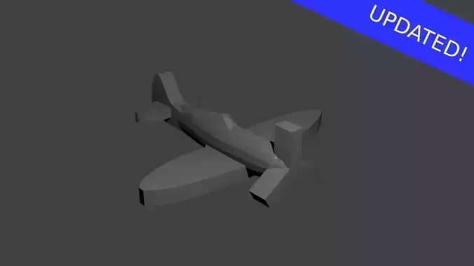 British Supermarine Spitfire Fighter Aircraft Free 3D print model