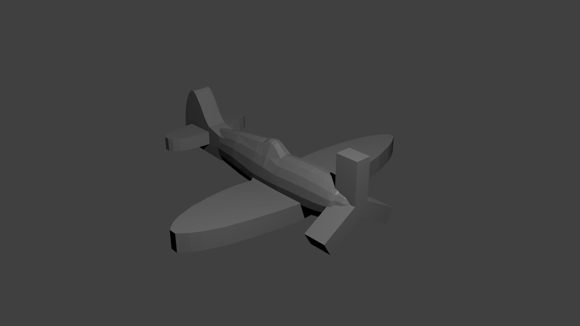 British Supermarine Spitfire Fighter Aircraft Free 3D print model_3
