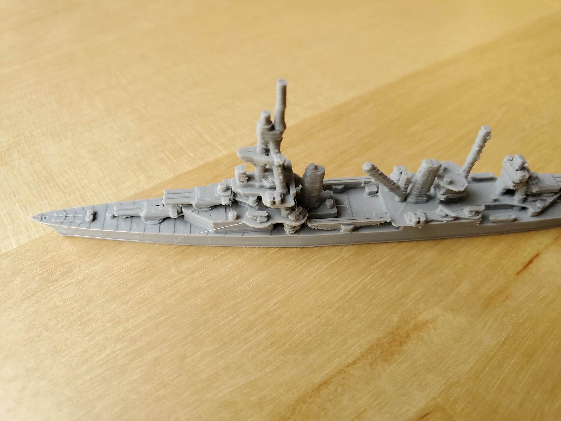 US Pensacola Class Cruiser Warship 3D print model_13