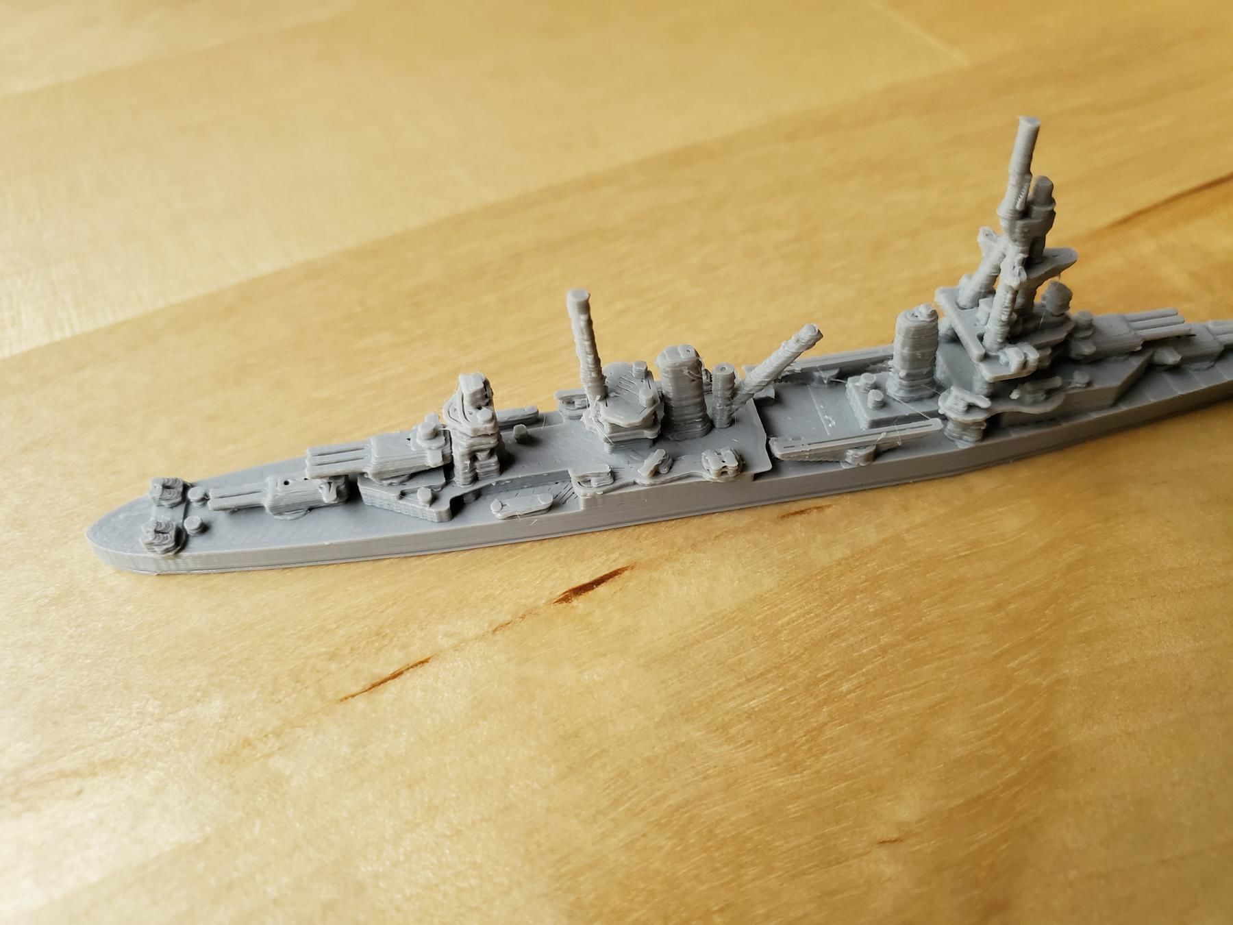 US Pensacola Class Cruiser Warship 3D print model_7