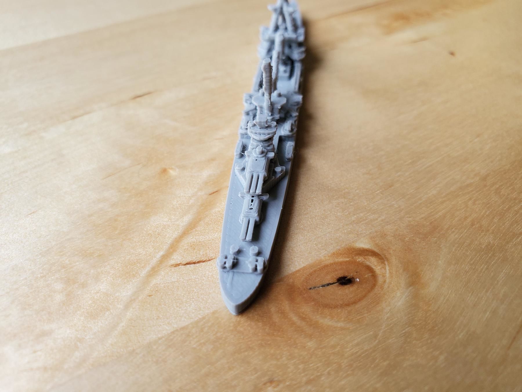 US Pensacola Class Cruiser Warship 3D print model_6