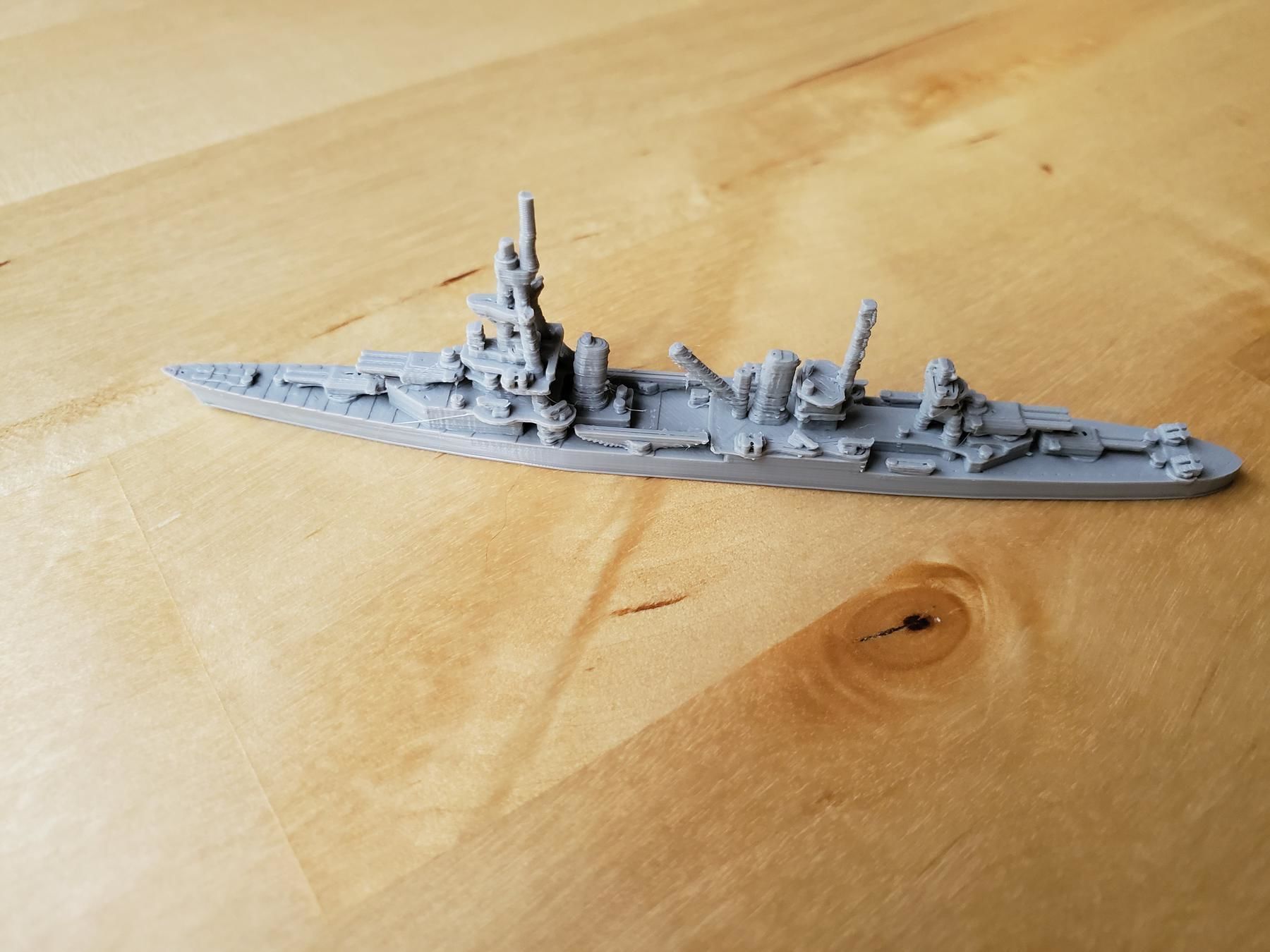 US Pensacola Class Cruiser Warship 3D print model_4