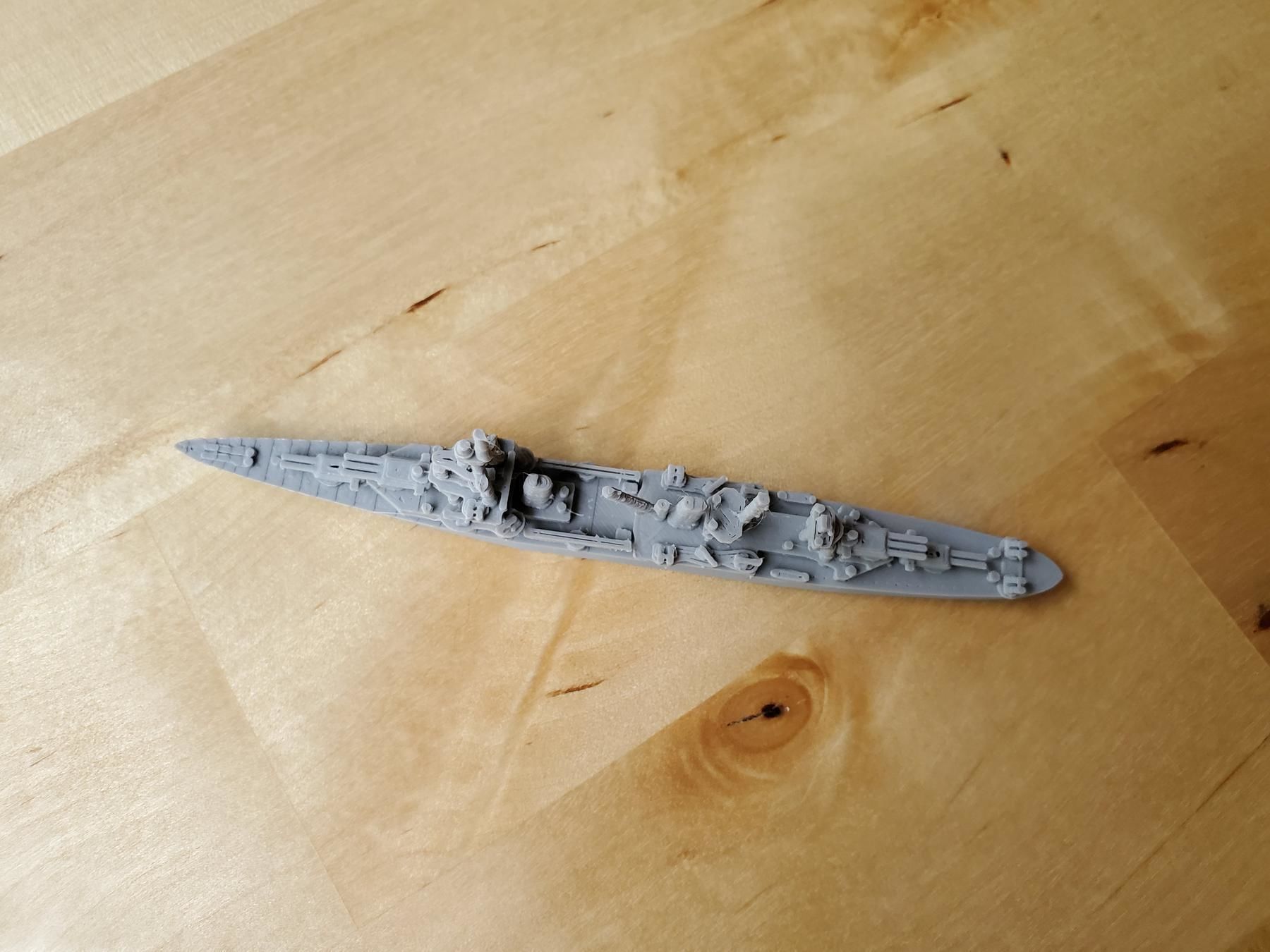 US Pensacola Class Cruiser Warship 3D print model_5