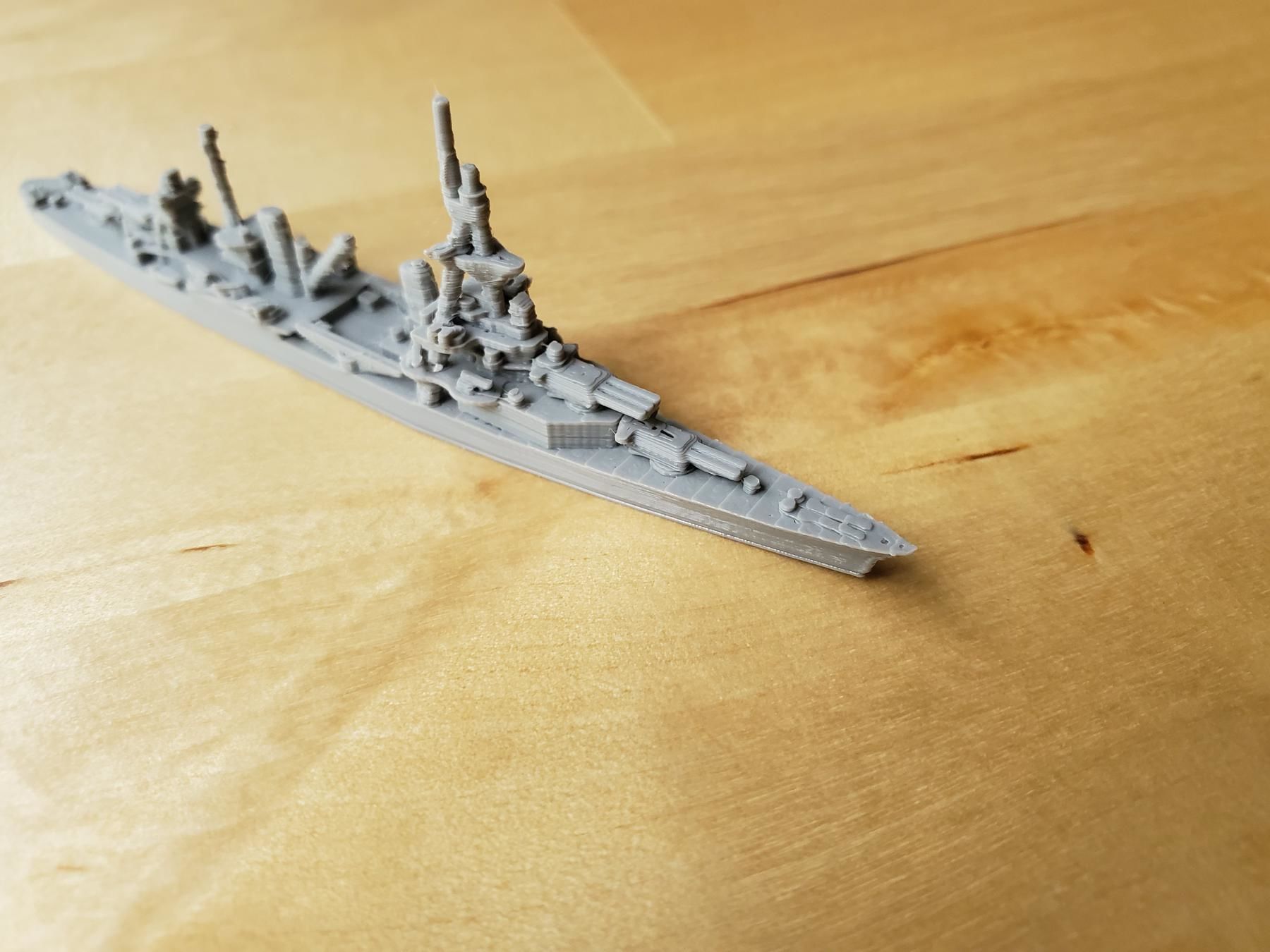 US Pensacola Class Cruiser Warship 3D print model_9