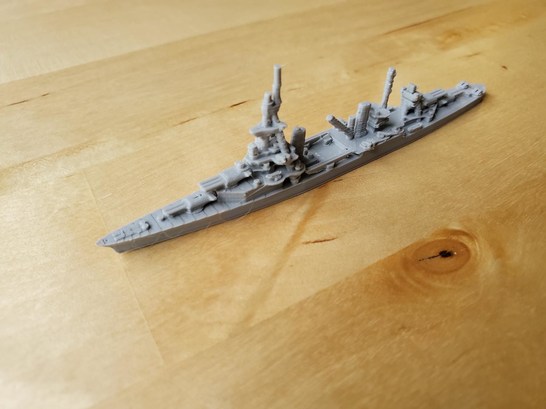 US Pensacola Class Cruiser Warship 3D print model_3