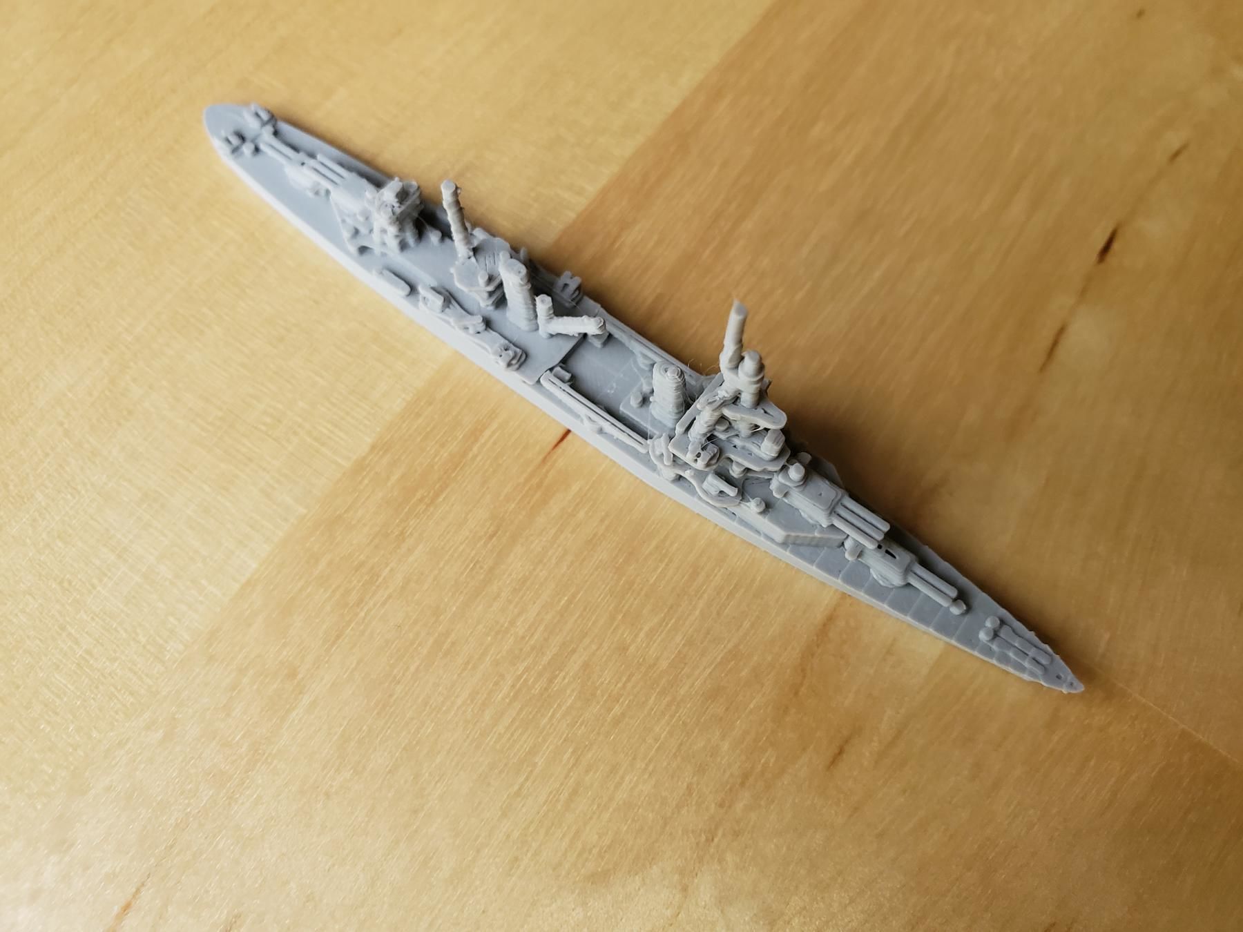 US Pensacola Class Cruiser Warship 3D print model_10