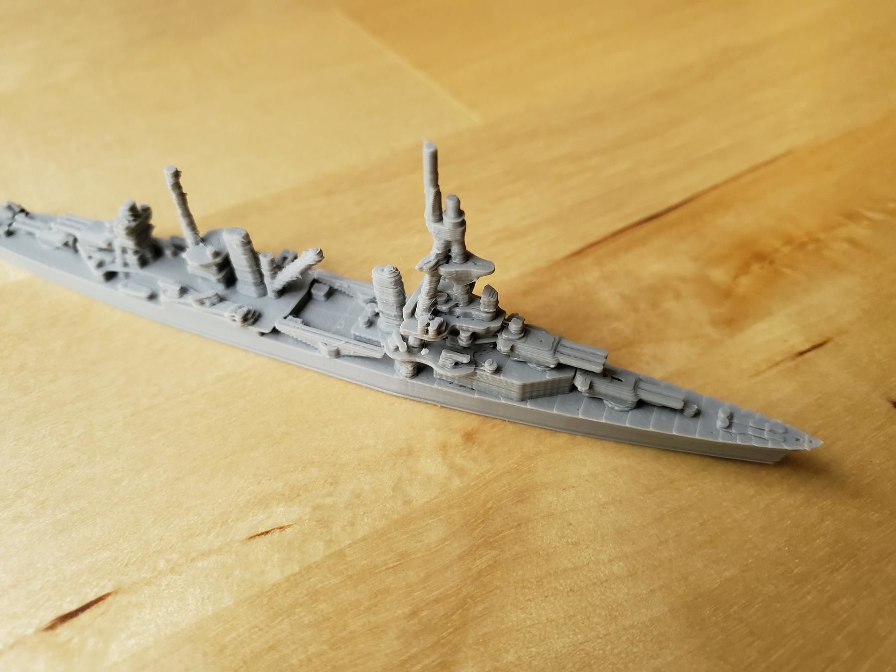 US Pensacola Class Cruiser Warship 3D print model_8