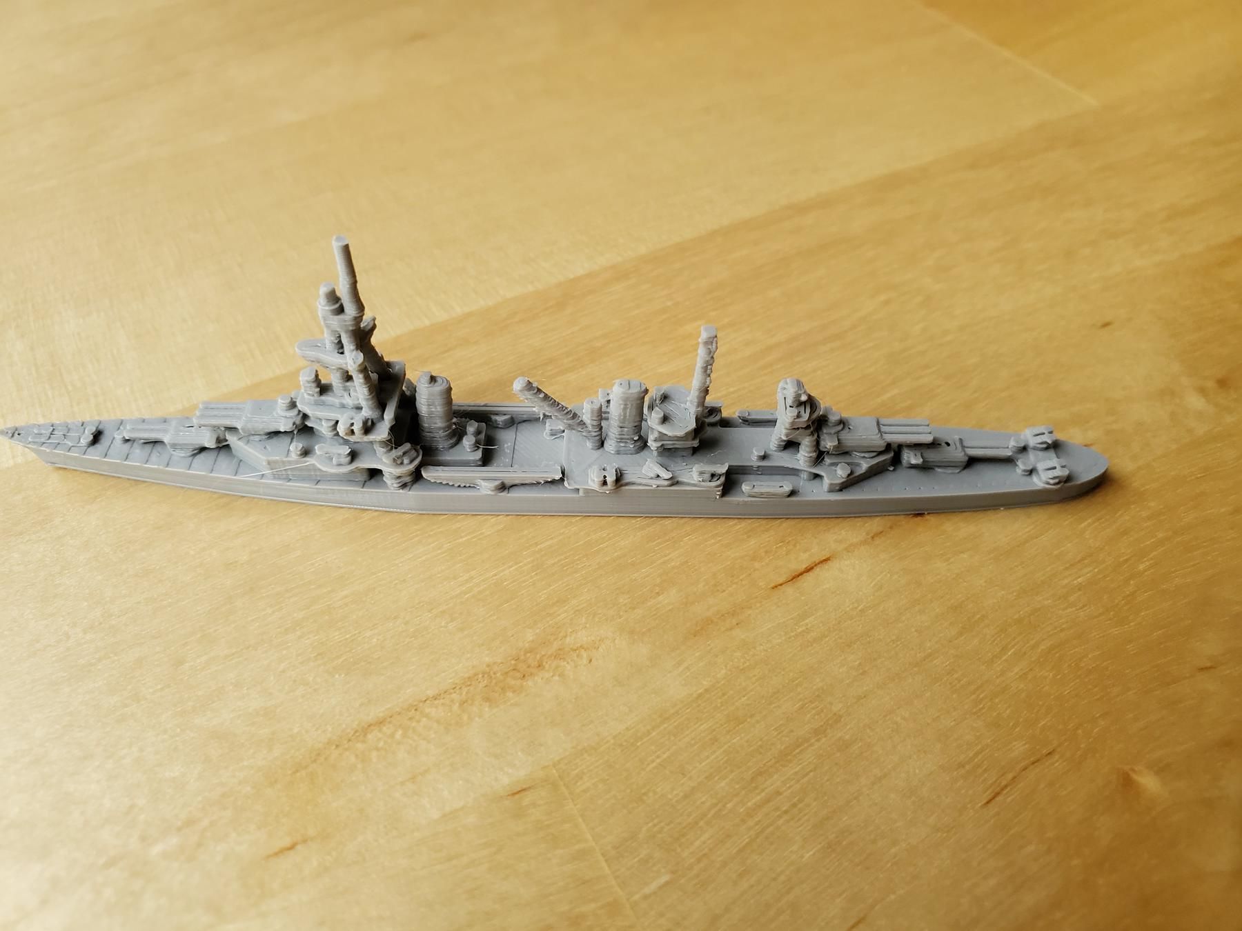 US Pensacola Class Cruiser Warship 3D print model_14