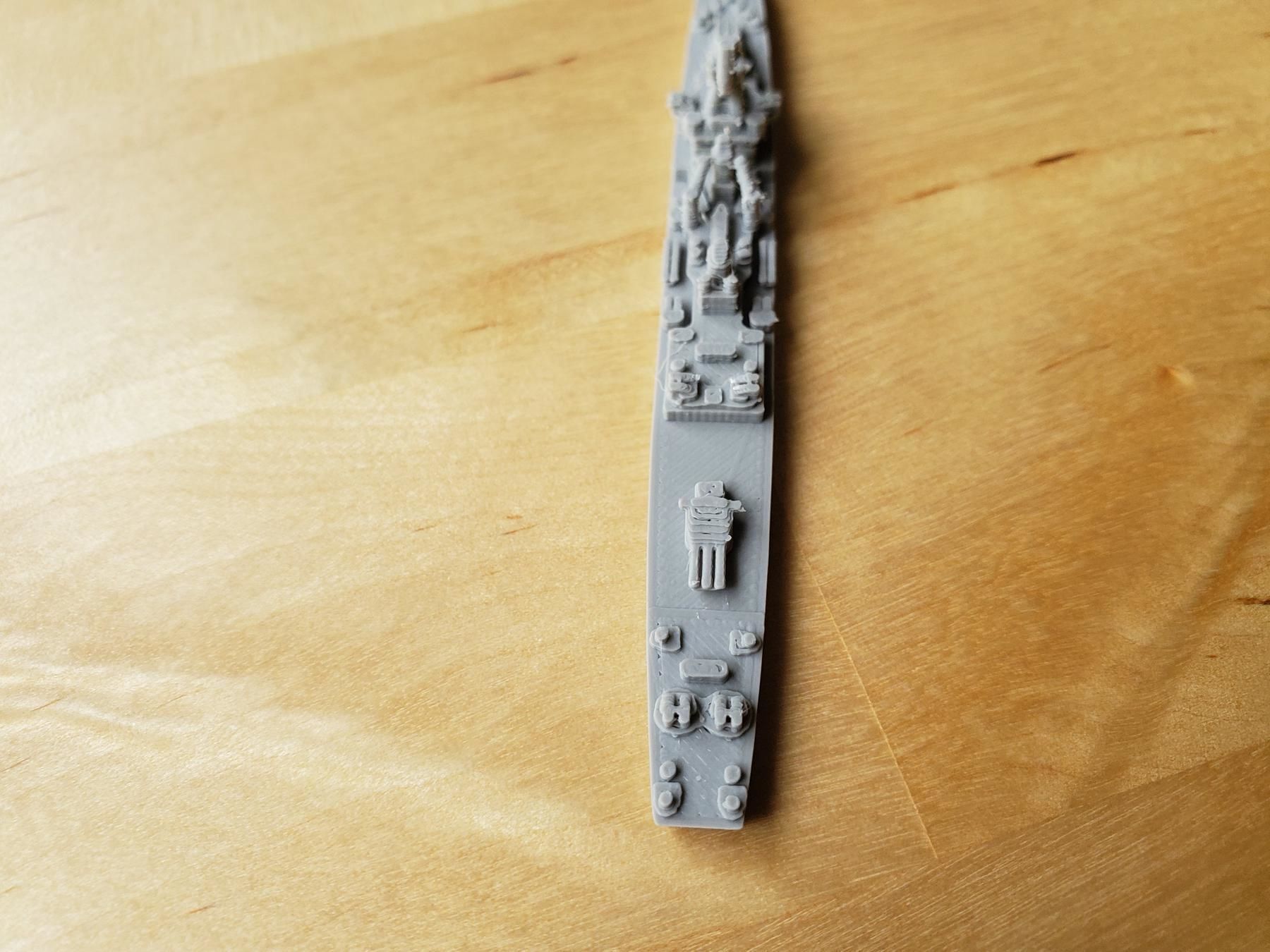 French La Galissonniere Class Cruiser Warship 3D print model_10
