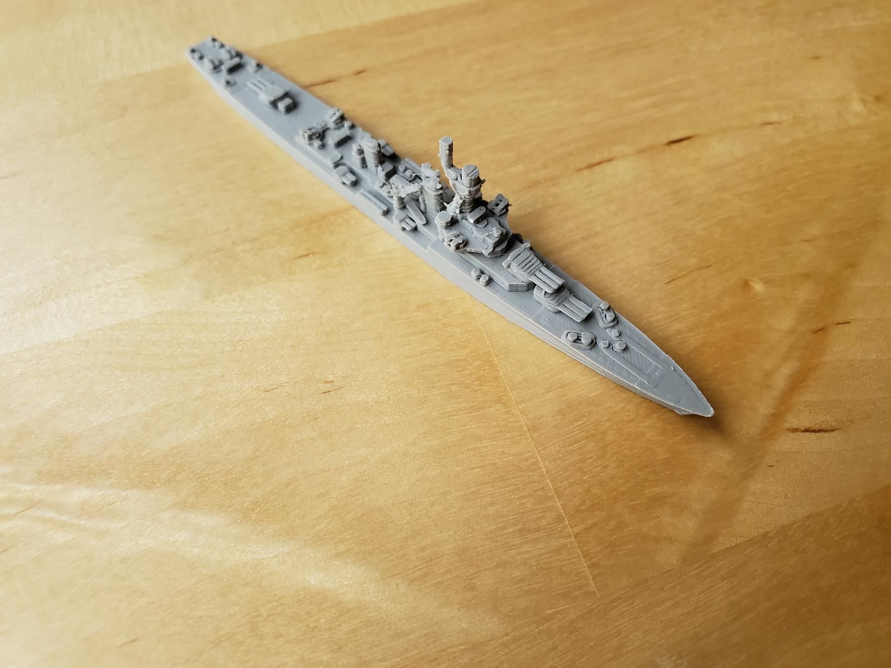 French La Galissonniere Class Cruiser Warship 3D print model_12