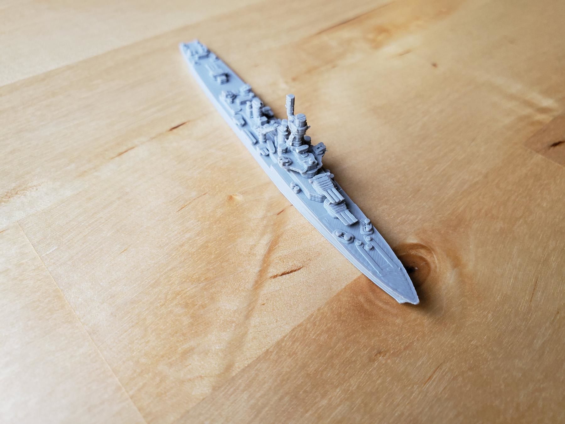 French La Galissonniere Class Cruiser Warship 3D print model_4