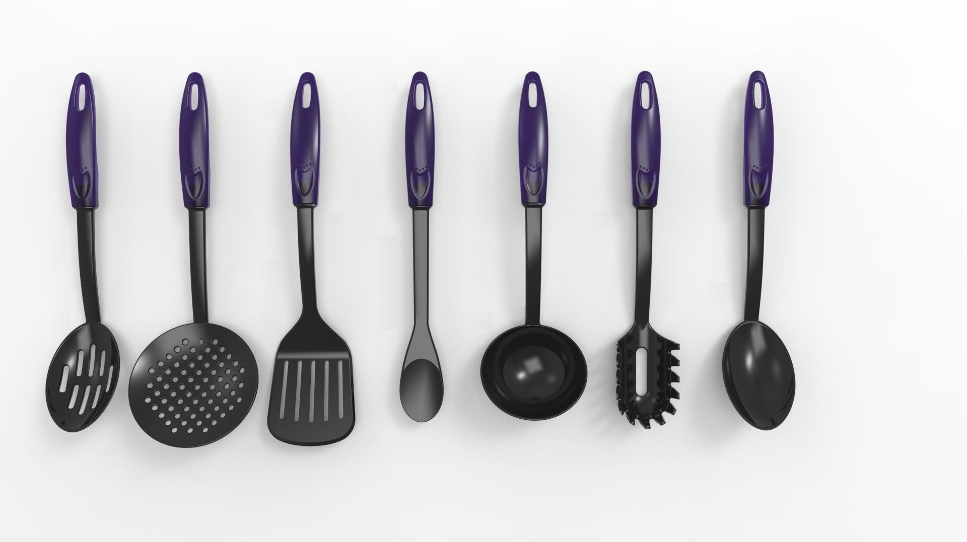 Kitchen utensils free 3D Model STL