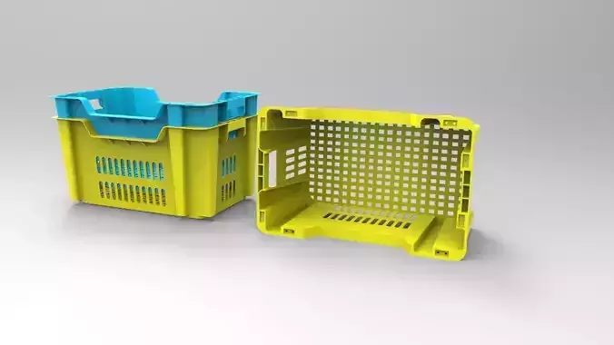 Plastic Clothes Basket 
