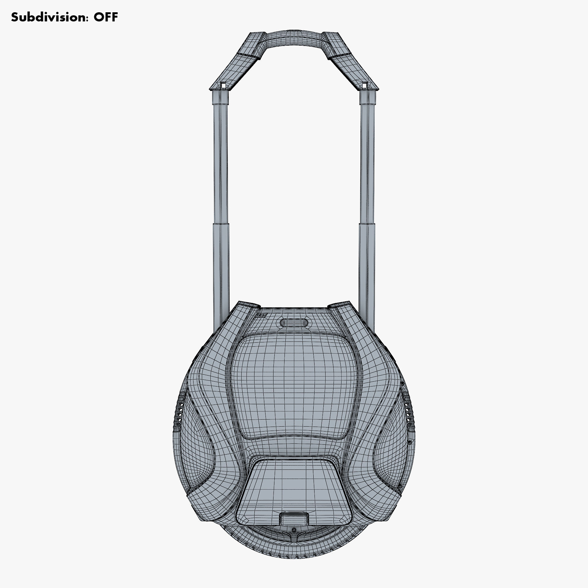 Inmotion V3 Pro red 3D model_33