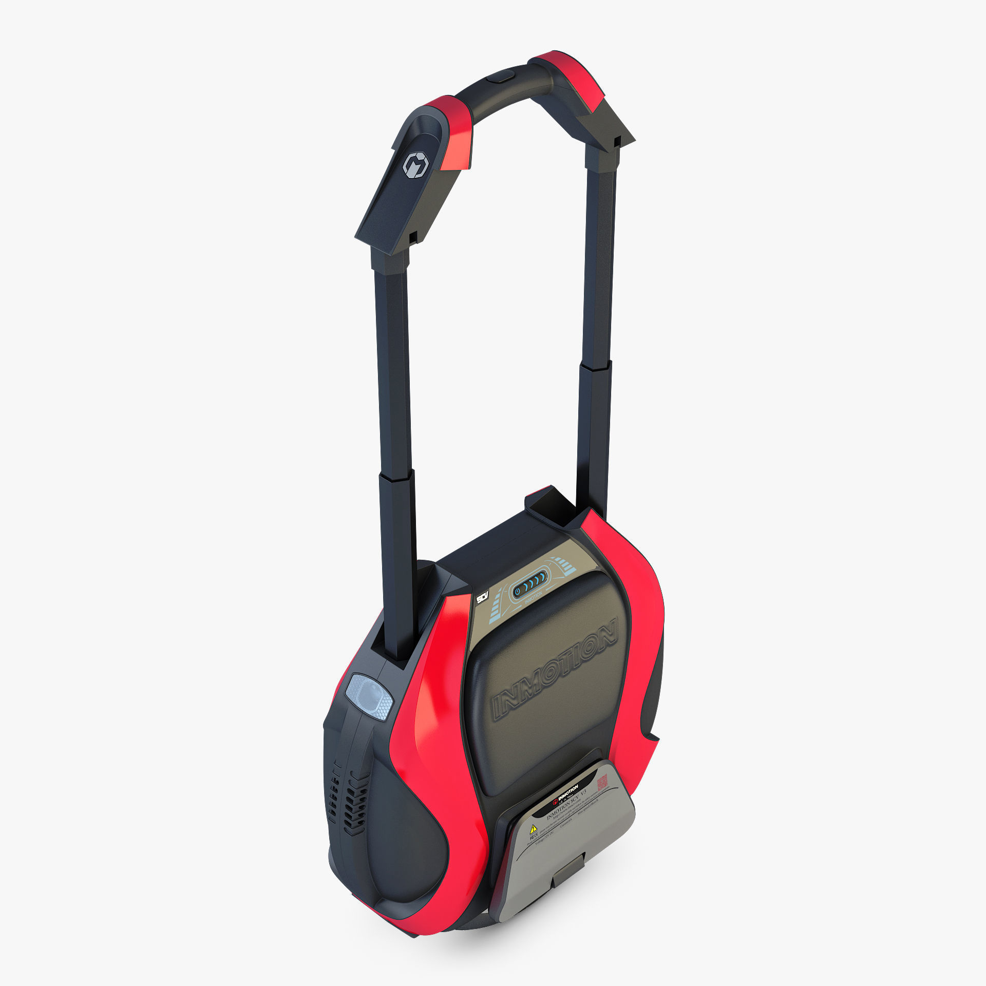 Inmotion V3 Pro red 3D model_7