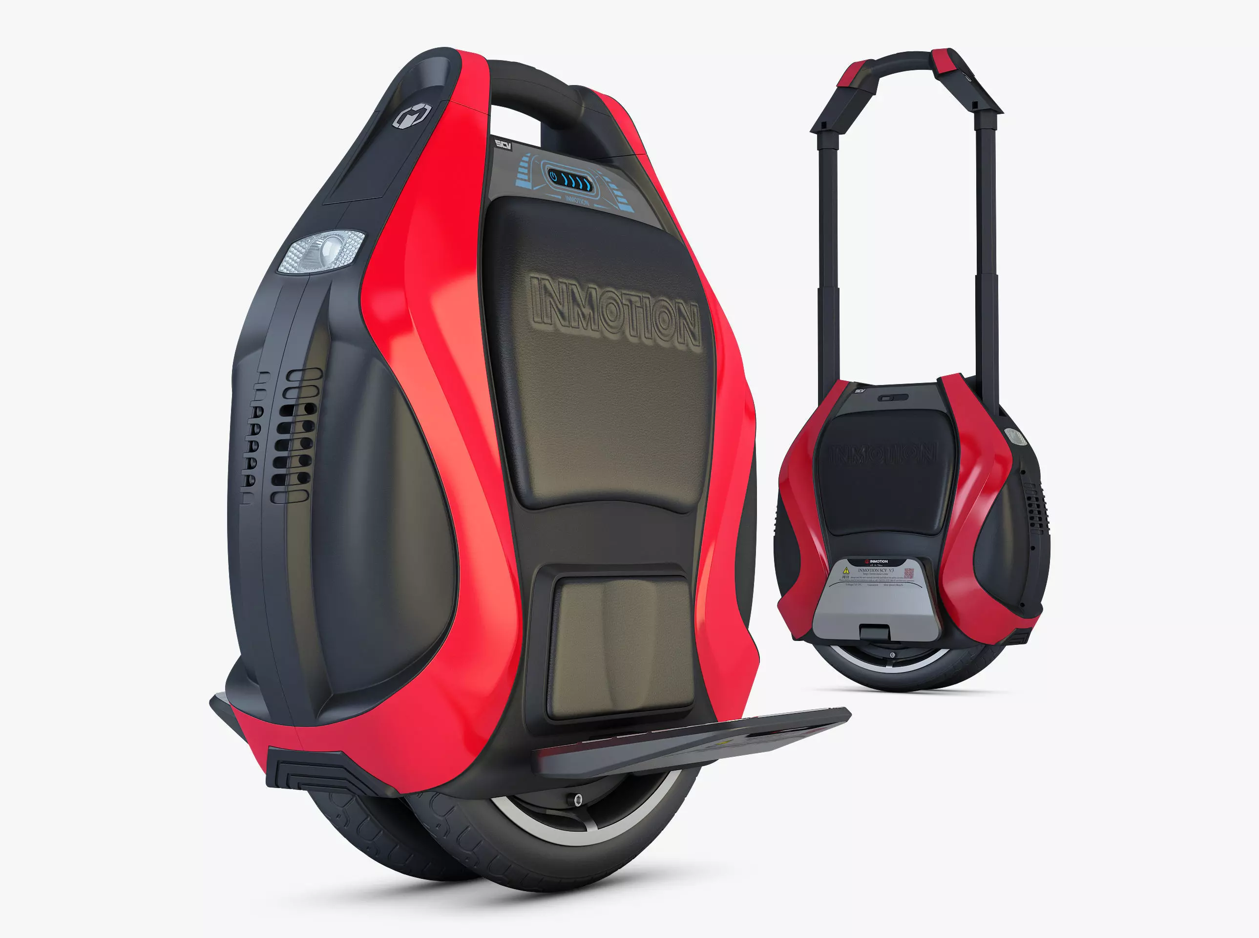 Inmotion V3 Pro red 3D model_0
