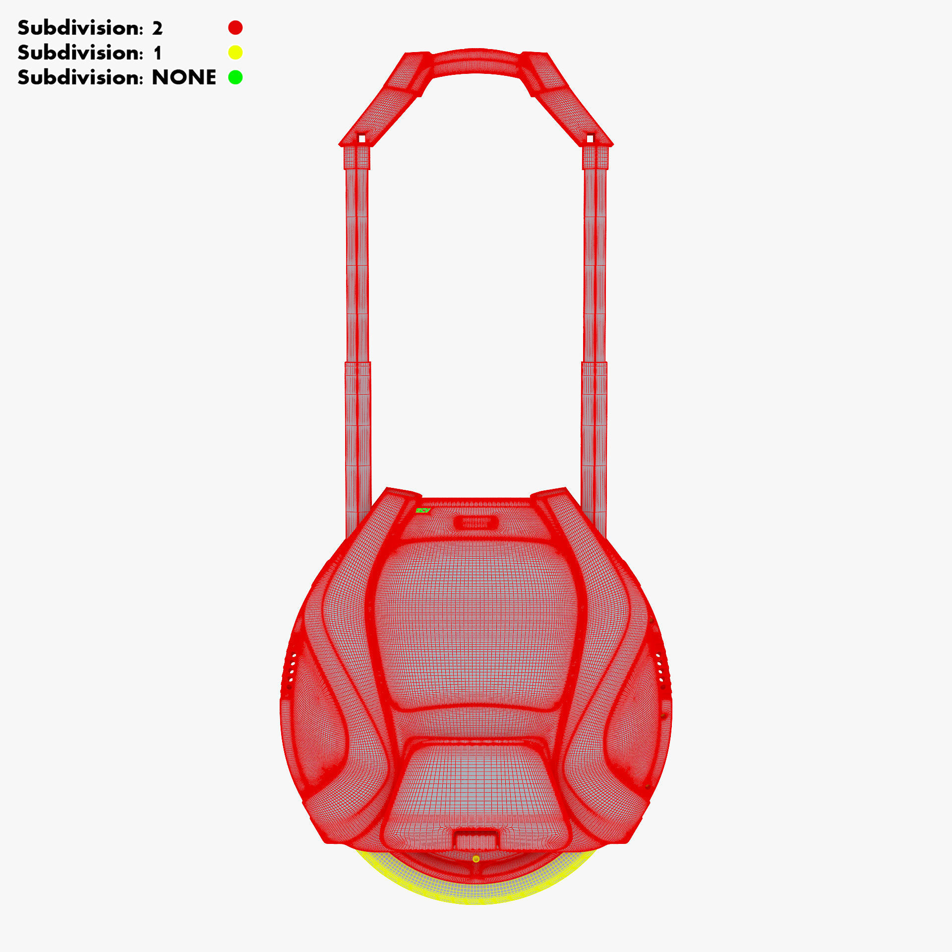 Inmotion V3 Pro red 3D model_55