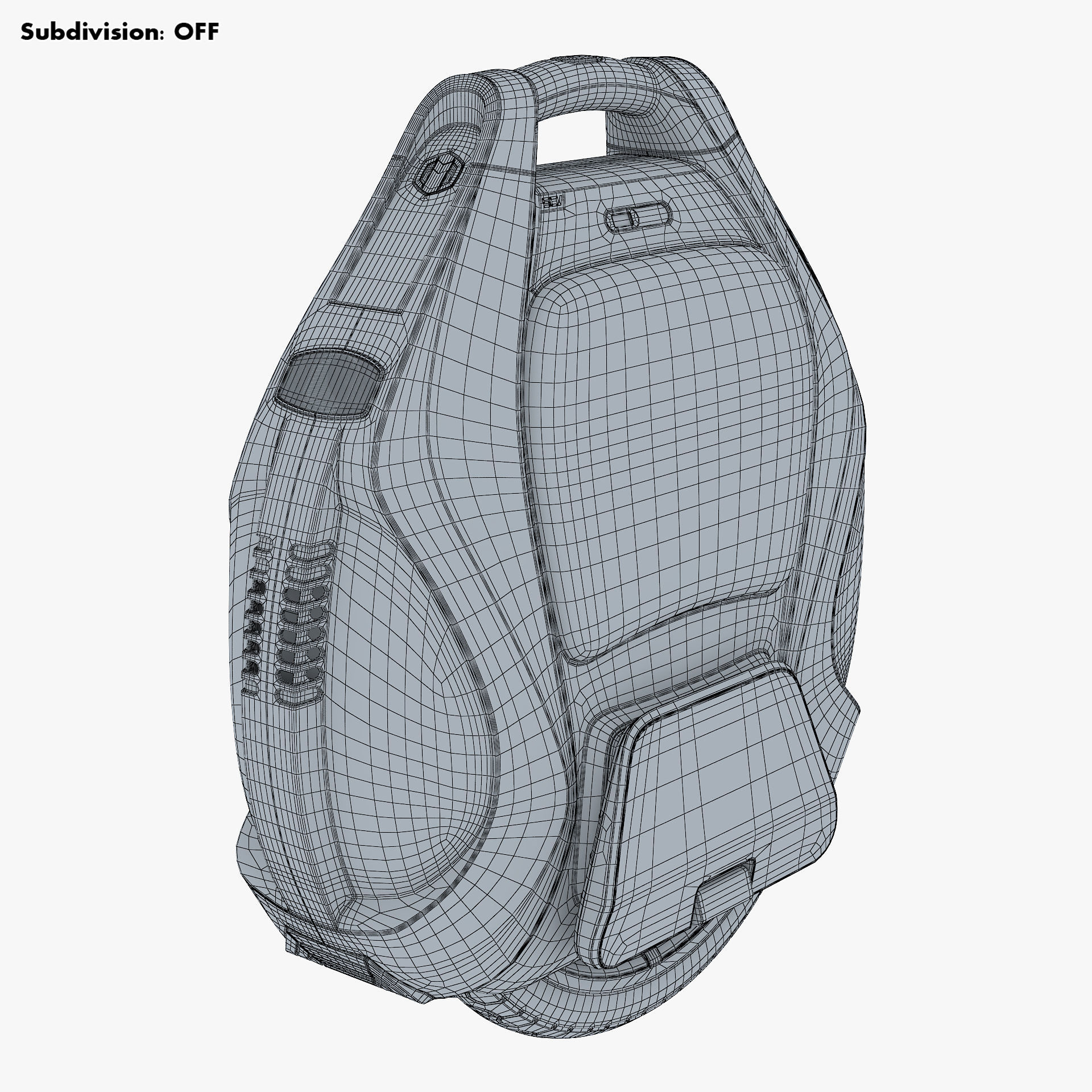 Inmotion V3 Pro red 3D model_35