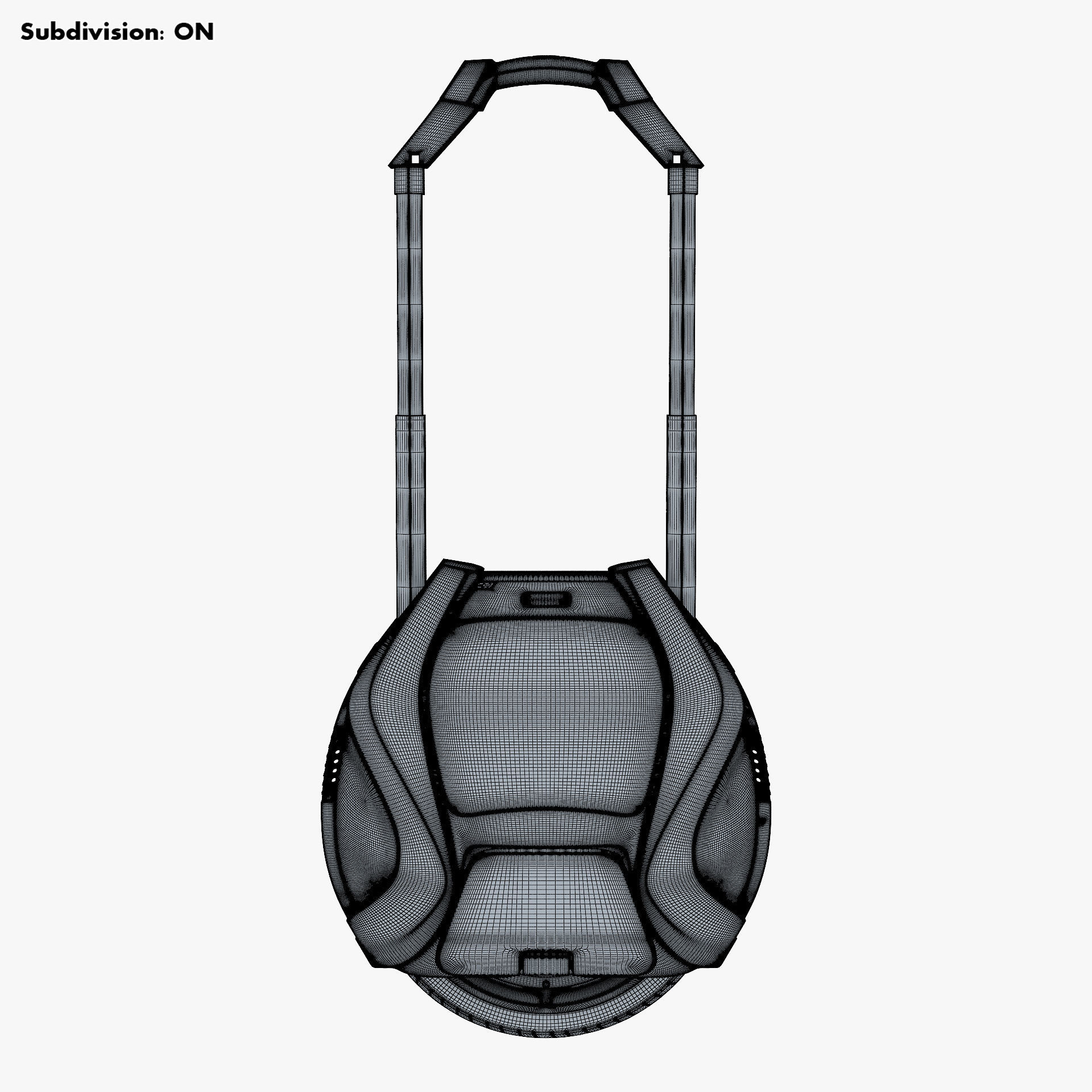 Inmotion V3 Pro red 3D model_32