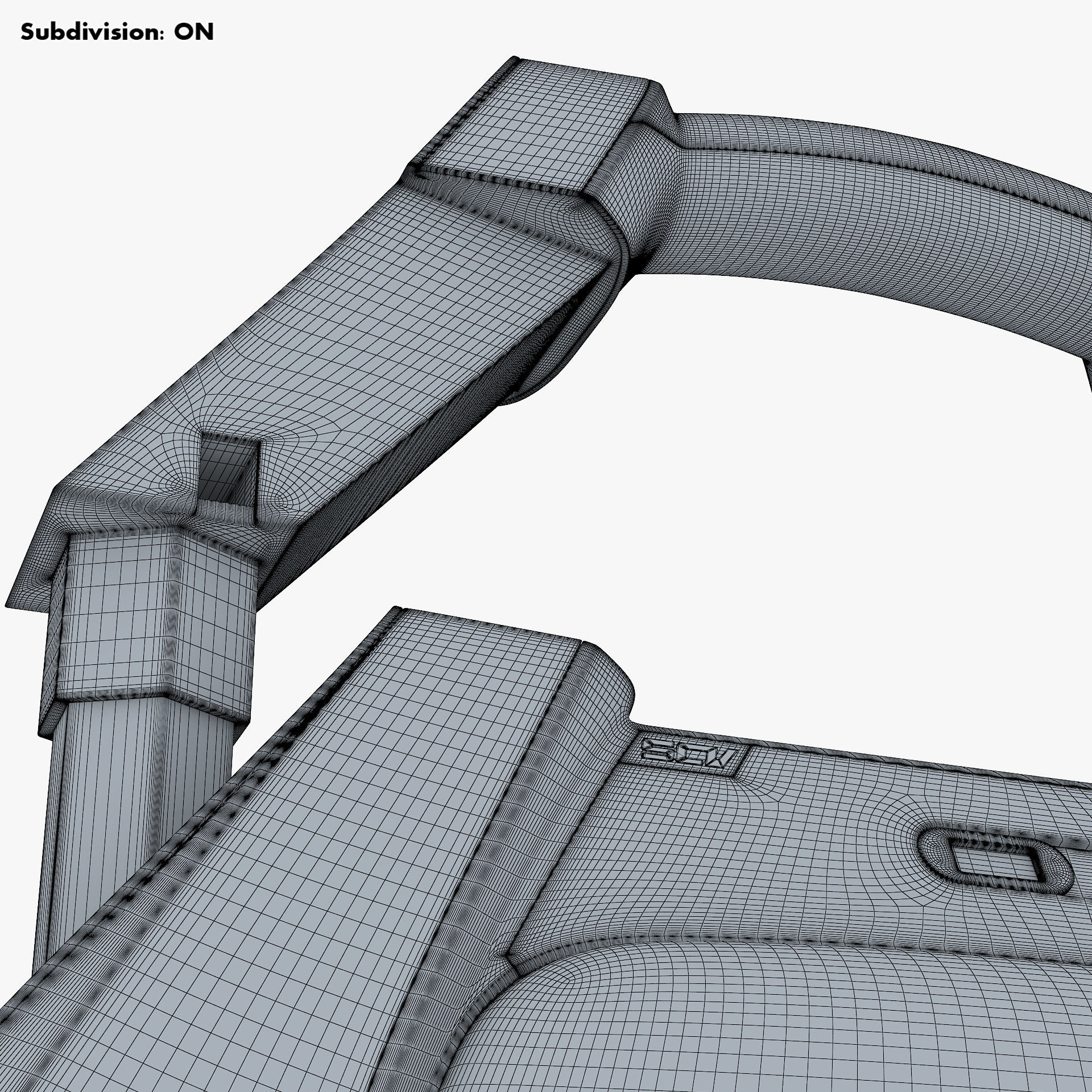 Inmotion V3 Pro red 3D model_42