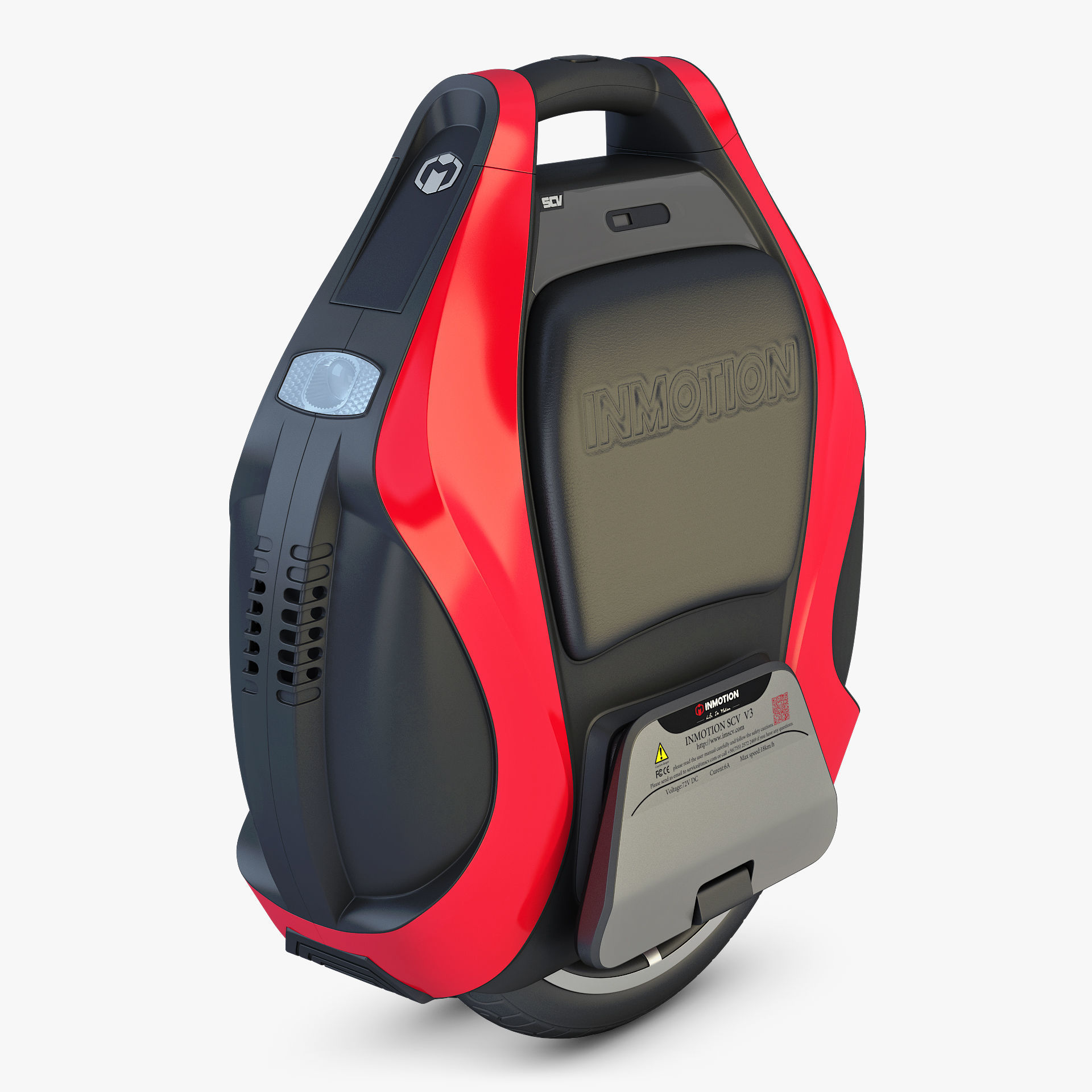 Inmotion V3 Pro red 3D model_8