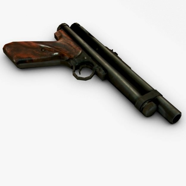 Tranquilizer Gun 3D model_2