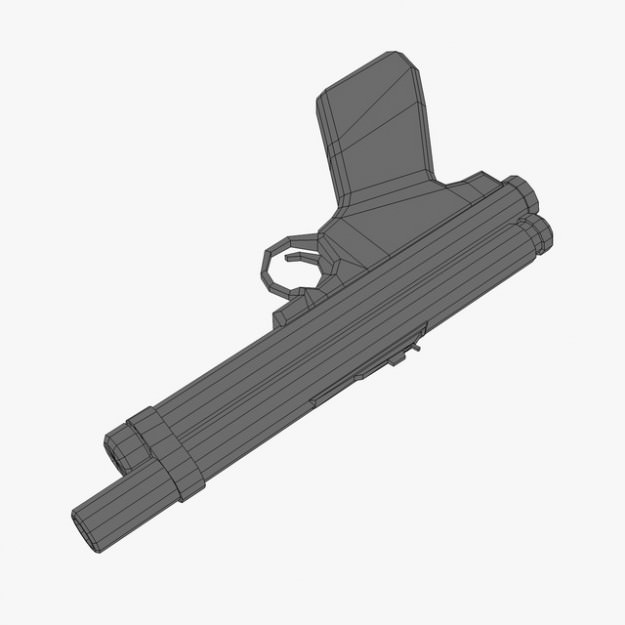 Tranquilizer Gun 3D model_8