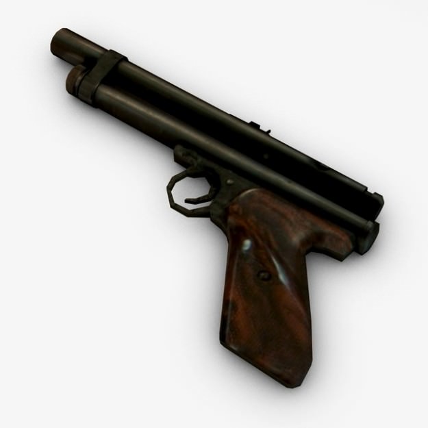 Tranquilizer Gun 3D model_5