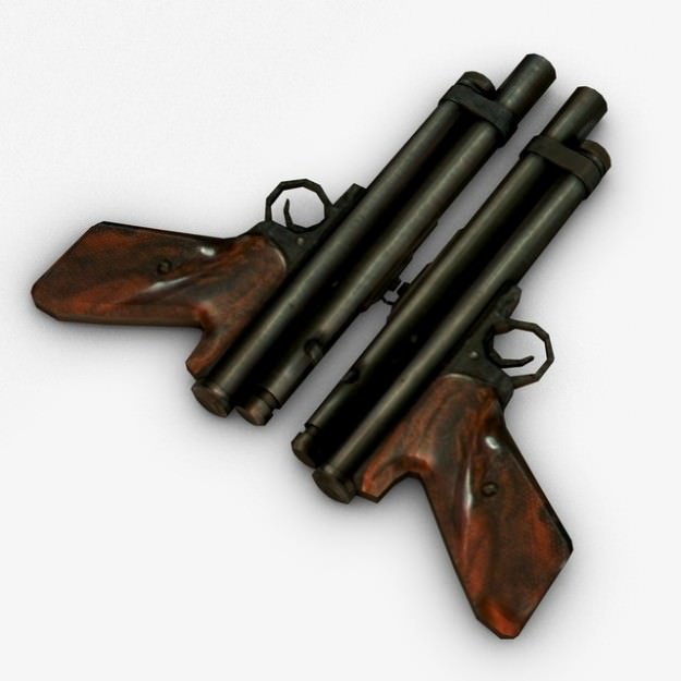 Tranquilizer Gun 3D model_3