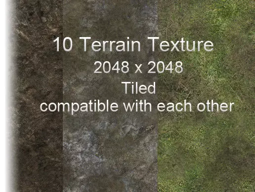 Terrain Texture Pack tiled Texture