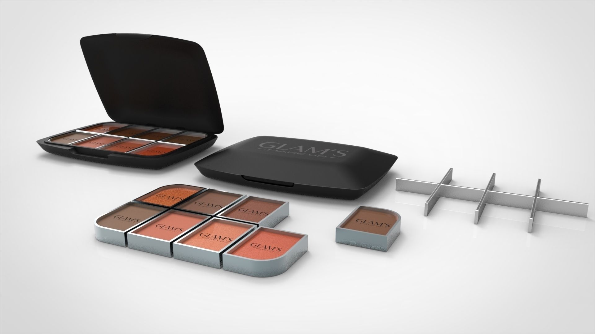 Glams Makeup Free 3D model_3