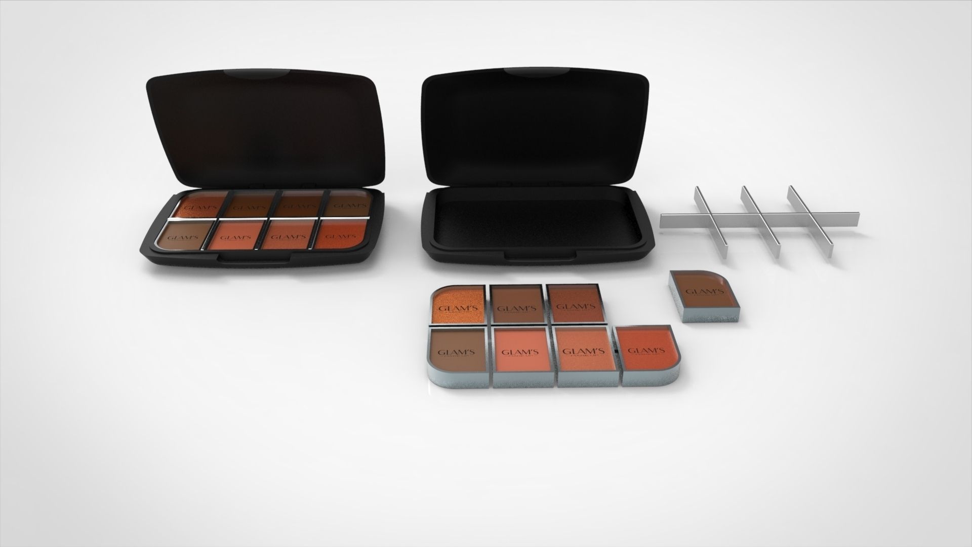 Glams Makeup Free 3D model_6