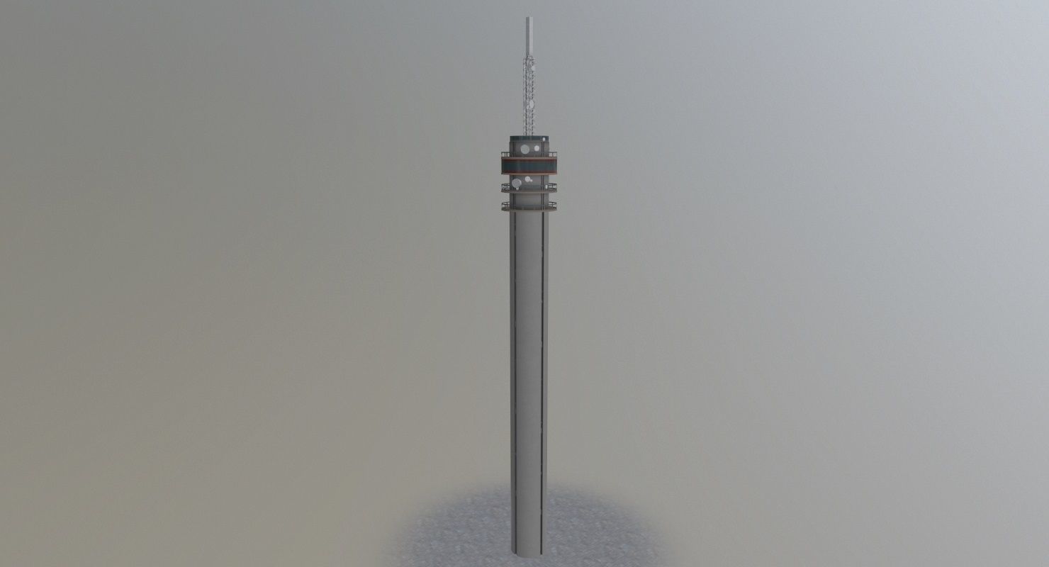 Amsterdam High Rise Pack Low-poly 3D model_47