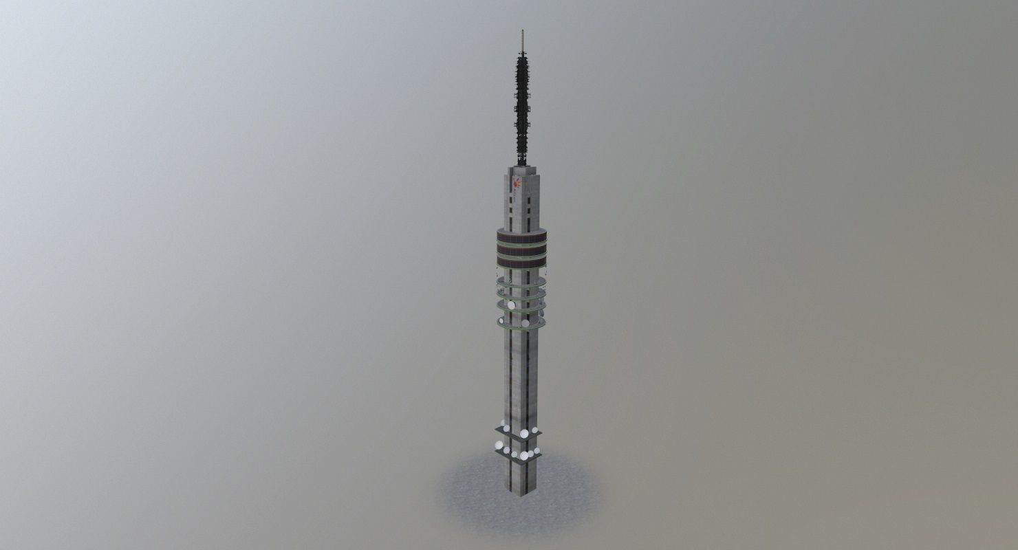 Amsterdam High Rise Pack Low-poly 3D model_21