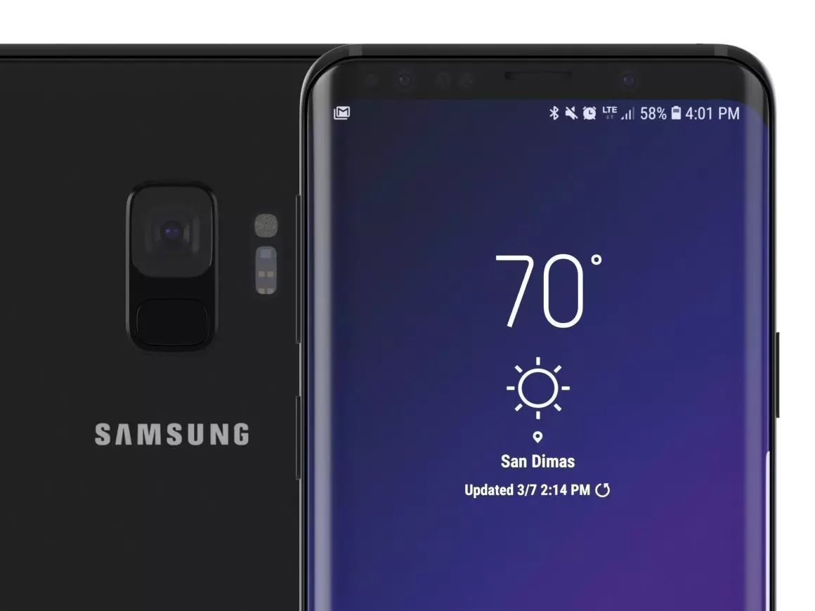 Samsung S9 3D model_0