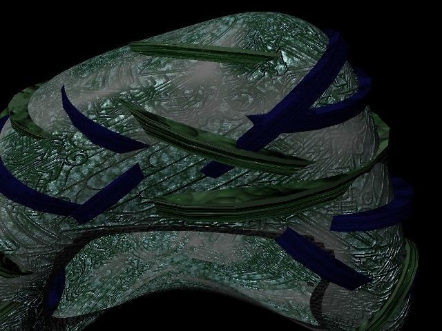 Insect Nest Centripedes Mecha-Burrow 3D model_2