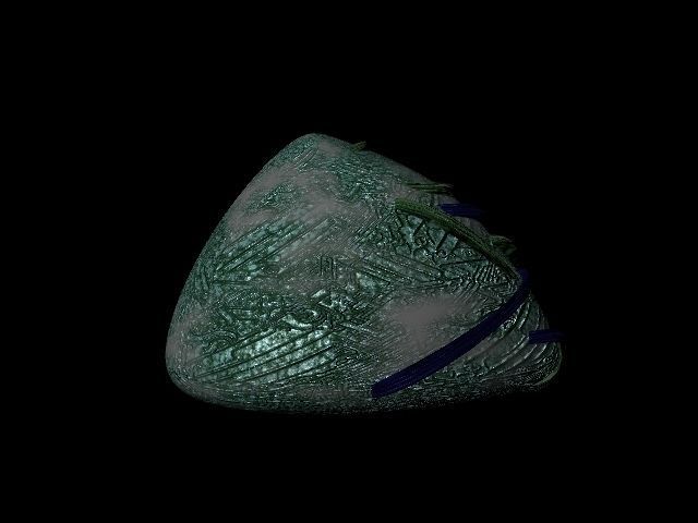 Insect Nest Centripedes Mecha-Burrow 3D model_4