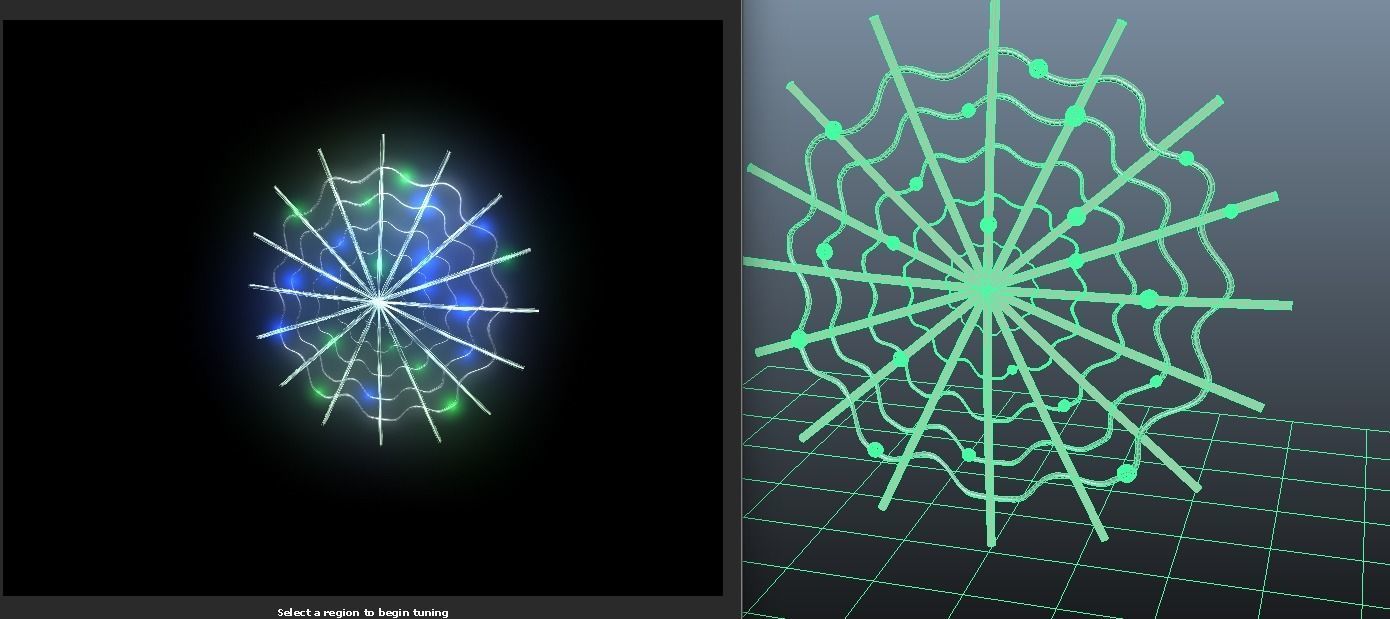 Spider Web Crawlebot Cyberweb 3D model_4
