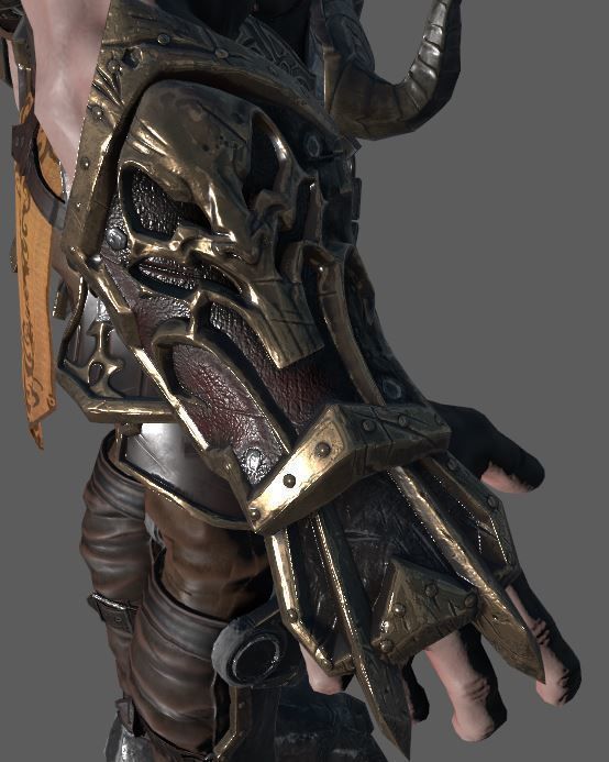 Barbarian warrior 3D model_10