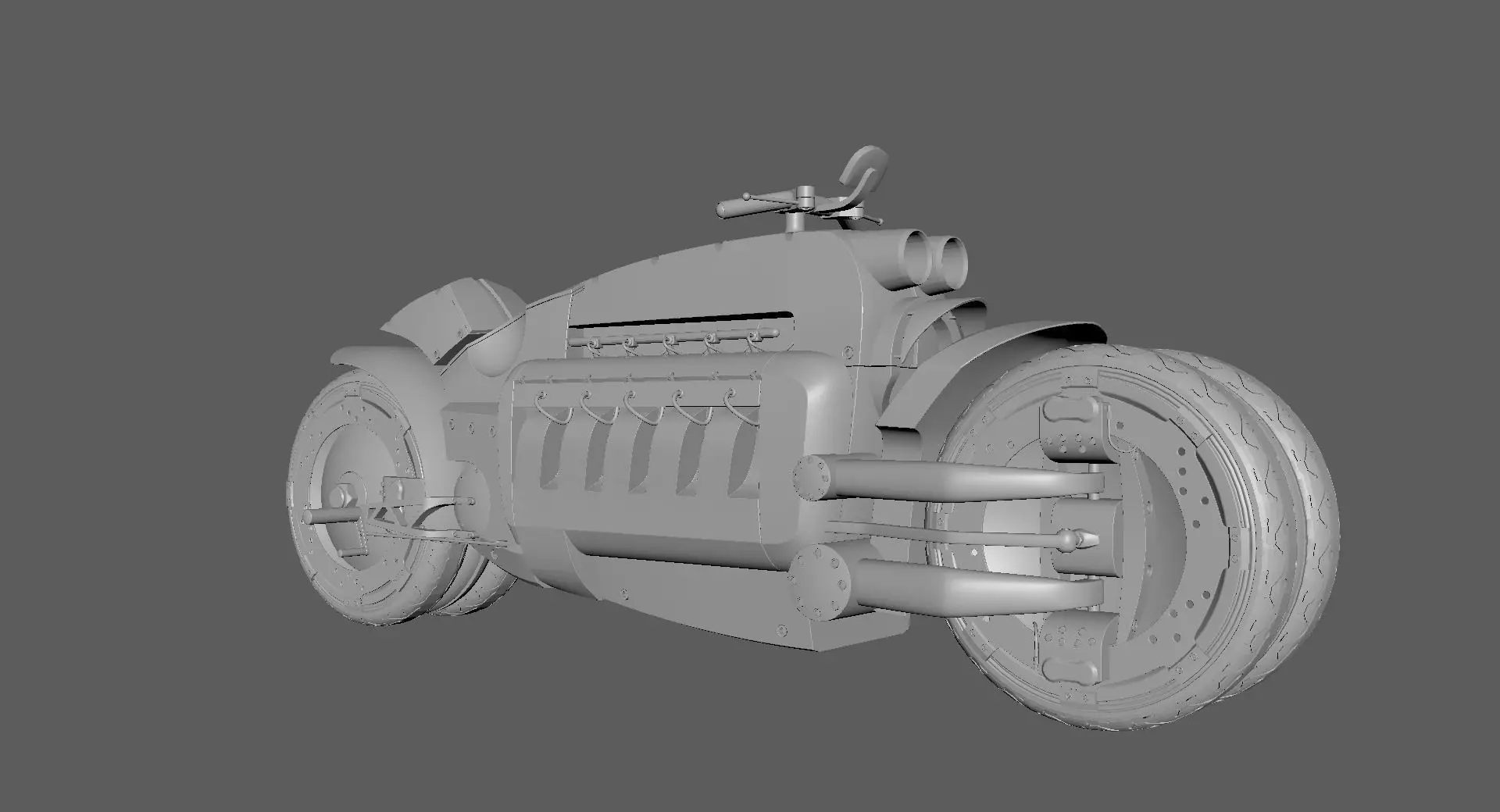 DodgeTomahawk spacecraft 3D model