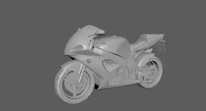 suzuki gsx 750r 3D model
