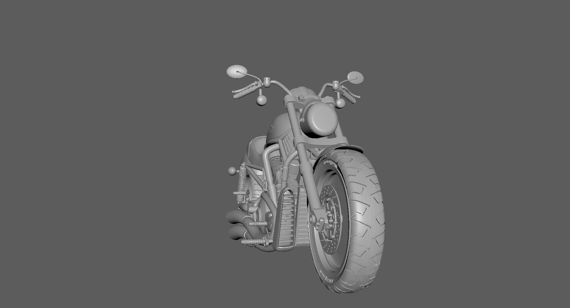harley davidson v rod 3D model_3