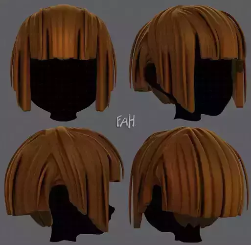 3D Hair style for girl V31