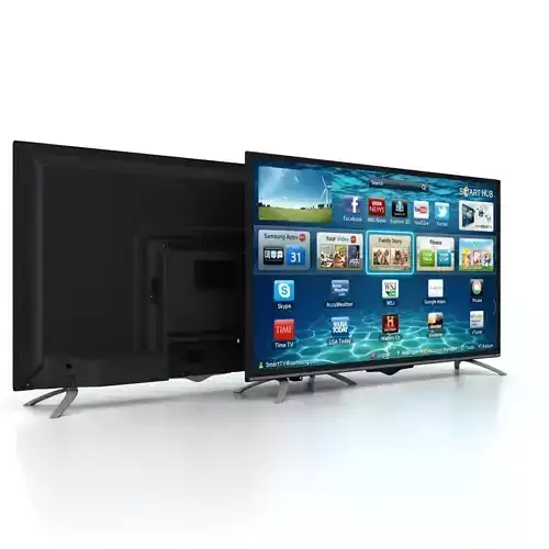 LED Tv Low-poly 3D model