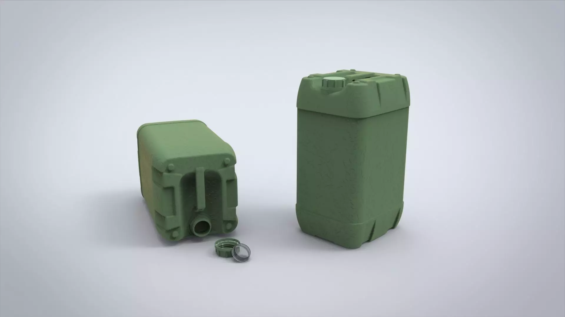 20 Gallon Water Container 3D model_0