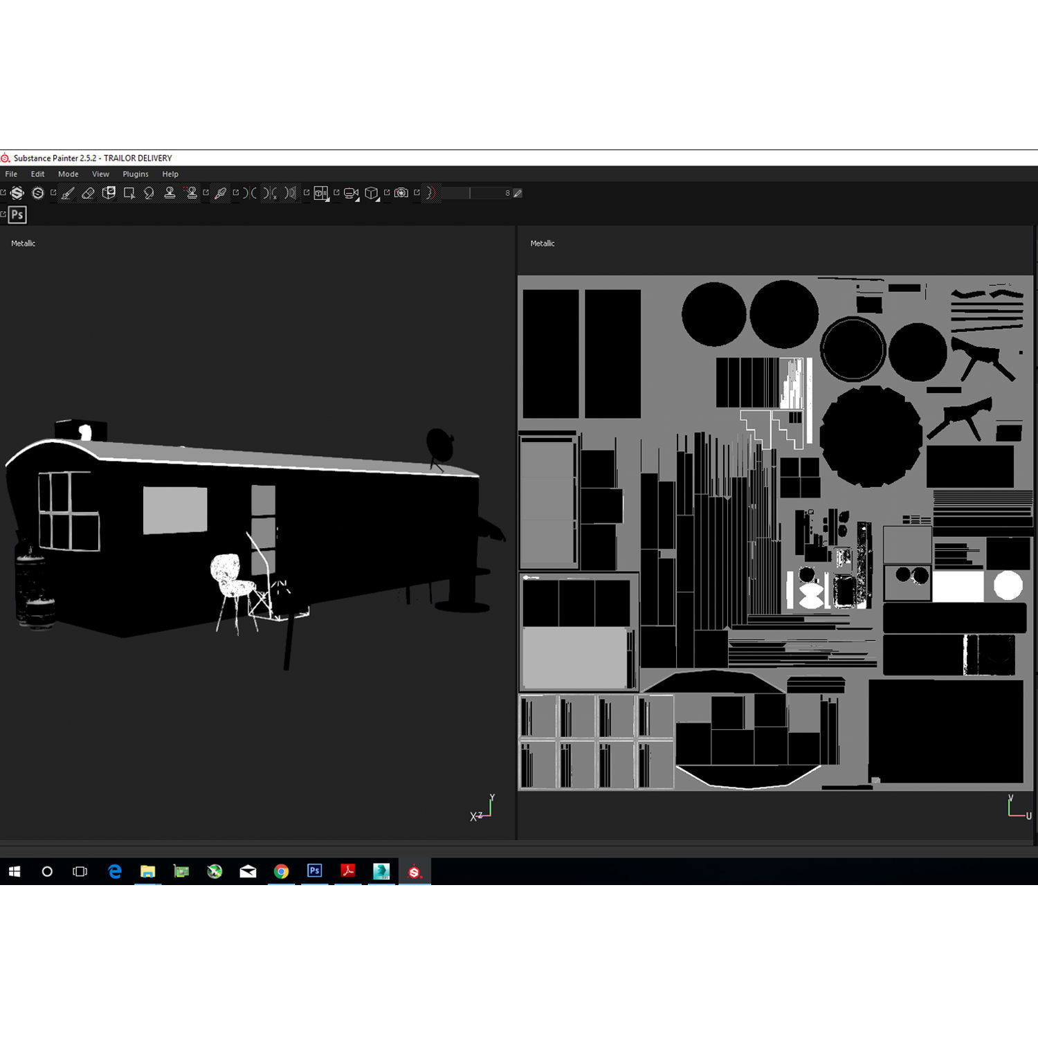 Mobile Home Game Ready Low-poly 3D model_18